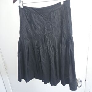 Tse Wool Elegant 12 Black Women's Skirt